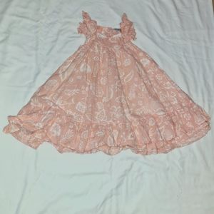 Girl's peach sundress, like new
